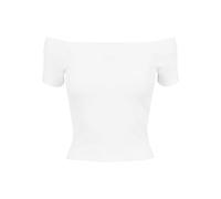 Urban Classics T- Shirt pour Femme Off Shoulder Rib,Blanc.,XL