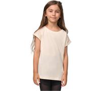 Urban Classics Fille Organic Extended Shoulder Tee T-Shirt, Sable Blanc, 9 Ans