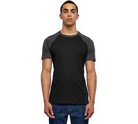 Urban Classics T-Shirt Raglan Contrast Homme T-Shirt Manches Courtes Noir/Anthracite M