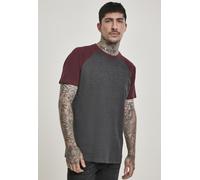 Urban Classics T-shirt Raglan Contrast Tee Cha/Burgundy M