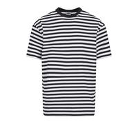 Urban Classics T-Shirt Regular Rayé Homme T-Shirt Manches Courtes Noir/Blanc 4XL