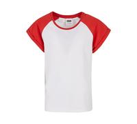 Urban Classics T-Shirt rouge / blanc, Taille 158-164