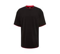 Urban Classics Homme Contrast Tall Tee T-shirt, Multicolore (Blk/Red), M EU