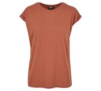 Urban Classics T-shirt femme à épaules dénudées Rouge M