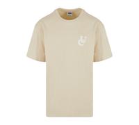 Urban Classics T-Shirt sable / blanc, Taille XL