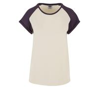 Urban Classics Tb1913 T-Shirt Raglan pour Femme, Whitesand/Purplenight, XXL