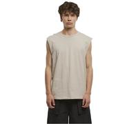 Urban Classics – T-shirt sans manches pour homme à bord ouvert TB1562 – Bleu ciel/blanc – 4XL