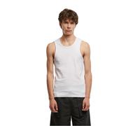 Urban Classics Débardeur côtelé (Lot de 2) Homme Blanc S 100% coton Slim Fit