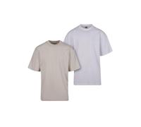 Urban Classics T-Shirt taupe / blanc, Taille M