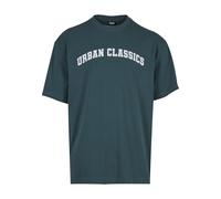 Urban Classics T-Shirt vert foncé / blanc, Taille M