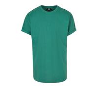 Urban Classics Long Shaped Turnup Tee, T-Shirt Homme, Leaf,