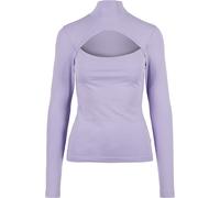 Urban Classics Big Long Sleeve High Neck T-shirt Bleu 4XL Femme