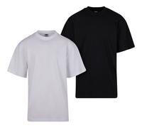 Urban Classics Tall Tee Lot de 2 T-Shirts Homme Coton Jersey Col Rond