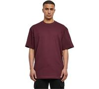 Urban Classics Homme Basic Crew Neck Tall Tee T shirt, Redwine, L EU
