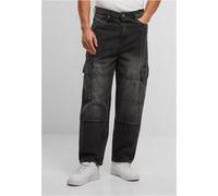 Urban Classics Jeans cargo noir denim, Taille 34