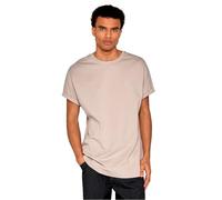 Urban Classics Tb1561-long Shaped Turnup Tee T-Shirt, Cloud, S Homme