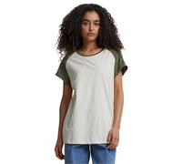 Urban Classics Tb1913 T-Shirt Raglan pour Femme, Sable blanchissant/Olive
