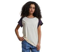 Urban Classics Tb1913 T-Shirt Raglan pour Femme, Whitesand/Purplenight, XL