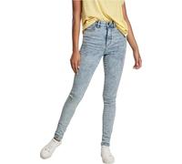 Urban Classics Tb2970-ladies High Waist Skinny Jeans, Bleu Ciel Clair Délavé, 30W x 30L Femme