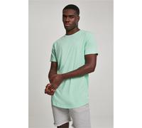 Urban Classics Shaped Long Tee Manches Courtes Ourlet Arrondi Col Rond Basique Streetwear Minimaliste 100% Coton Jersey, Vert (Neomint 01727), S Homme