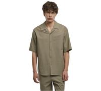 Urban Classics Tb6409-relaxed Seersucker Short Sleeve Shirt, Paleolive, 3XL Hommes