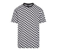 Urban Classics Tb6674-oversized Check Tee T-Shirt, Blackcheck, 4XL Hommes