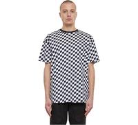 Urban Classics Tb6674-oversized Check Tee T-Shirt, Blackcheck, 4XL Hommes