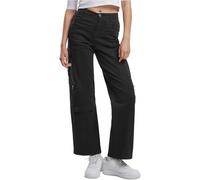 Urban Classics Tb6924-ladies Loose Utility Stretch Twill Pants Pantalon décontracté, Noir, 34 Femmes