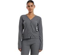 Urban Classics Tb7001-ladies Rib Cardigan, Gris foncé, XS Femme