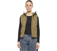 Urban Classics Gilet matelassé TB7009-Ladies super léger Olive Taille S Femmes