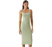 Urban Classics Basic Long Cotton Jersey Sleeveless Dress Vert XL Femme