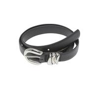Urban Classics TB7213-Chunky Multiple Loop Ceinture en cuir synthétique pour femme, noir/argent, L/XL, noir/argent, L/XL