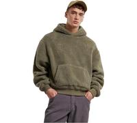 Urban Classics Tb7265-oversized Teddy Hoody Maillot de survêtement, Vert palegreen, XL Homme