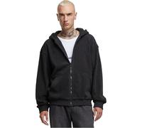 Urban Classics Tb7303-jaquard Velvet Zip-Hoody Maillot de survêtement, Noir, 4XL Homme