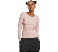 Urban Classics Tb7456-ladies Basic Super Slim Longsleeve T-Shirt, Rose poudré, Small Femmes
