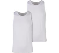 Urban Classics Tb7685b-bamboo Basic Tank Top 2-Pack T-Shirt, Blanc et Blanc, M Hommes