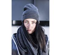 Urban Classics TB811 | Basic Flap Bonnet One Size - Couleur : Charcoal - Taille : One Size
