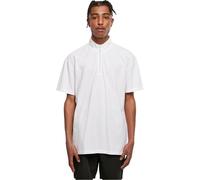 Urban Classics Tee Boxy Zip Pique White L