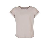 Urban Classics Thé à épaules dénudées Organique pour Fille T-Shirt, Gris Chaud, 158/164 cm