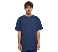 Urban Classics Thé gaufré surdimensionné T-Shirt, Bleu foncé, S Homme