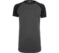 Urban Classics Thé Long Raglan formé T-Shirt, Cha/Black, L Homme