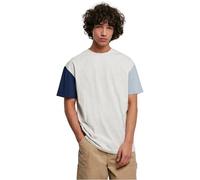 Urban Classics Thé Organique Oversized Colorblock T-Shirt, Gris Clair, M Homme