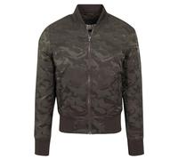 Urban Classics Tonal Camo Bomber Jacket Veste, Vert (Darkolive 551), S Homme