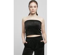 Urban Classics Top femme Ladies Short Velvet Tube Top Black 4XL