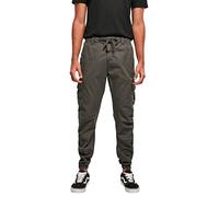 Urban Classics Treillis élastiqué Homme Pantalon Cargo Anthracite M 100% Coton Regular