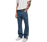 Urban Classics Triangle en Denim Organique Pantalon, Mid Indigo Washed, 36 Homme