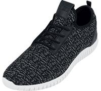 Urban Classics tricoté Léger Coureur Chaussure Basket Noir/Gris/Blanc