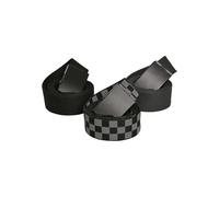 Urban Classics Trio De Ceintures - Lot De 3 Unisexe Ceinture noir/anthracite S-M 100% Polyester