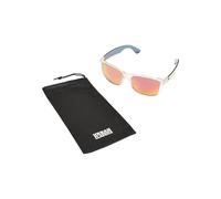 Urban Classics Unisex 110 Sunglasses UC transparent/red, one size