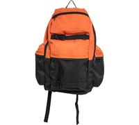 Urban Classics Unisex Backpack Colourblocking vibrantorange/black, one size